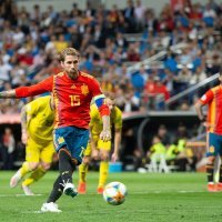 Sergio Ramos na utakmici protiv Švedske