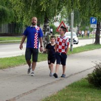 Navijači pred utakmicu Hrvatska - Tunis