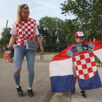 Navijači pred utakmicu Hrvatska - Tunis