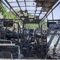 Izgorio autobus na autocesti Rijeka - Zagreb