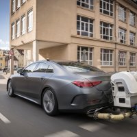 Razvojna vozila opremljena su PEMS prijenosnim sustavom mjerenja emisija. Mjerni sustav je na spojnici prikolice ili u prtljažniku.