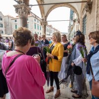 Prosvjed protiv bankomata na Stradunu