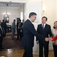 Premijer Andrej Plenković primio je ministra poljoprivrede i ruralnih poslova Narodne Republike Kine Han Changfua