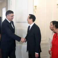 Premijer Andrej Plenković primio je ministra poljoprivrede i ruralnih poslova Narodne Republike Kine Han Changfua