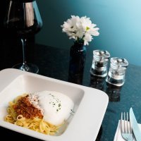 Tagliatelle bolognese sa espumom od parmezana - Mime's