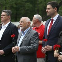 Zoran Milanović, Stipe Mesić, Davor Bernardić, Kristina Ikić Baniček