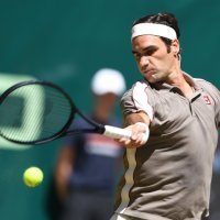 Roger Federer u Halleu