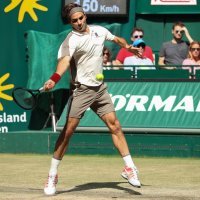 Roger Federer u Halleu