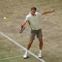 Roger Federer u Halleu