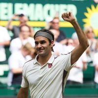 Roger Federer u Halleu