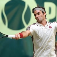 Roger Federer u Halleu