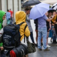 Zagreb: Kiša u centru grada