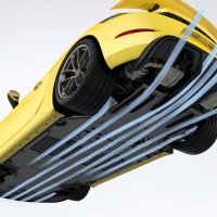 718 Cayman GT4 i aerodinamičko strujanje zraka na podnici