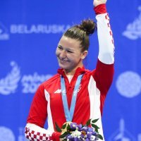 Lucija Babić sa zlatom na postolju