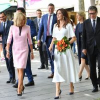 Brigitte Macron i danska princeza Mary