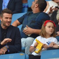 David Beckham i kćer Harper Seven