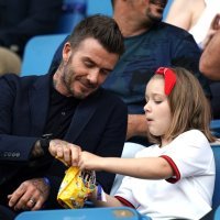 David Beckham i kćer Harper Seven