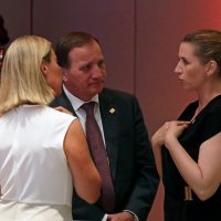 Marjan Šarec, Federica Mogherini, Stefan Lofven i Mette Frederiksen