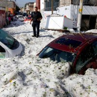 Ljetna ledena oluja poharala Meksiko