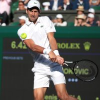 Novak Đoković u Wimbledonu 2019.
