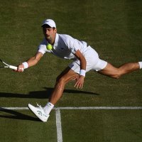 Novak Đoković u Wimbledonu 2019.