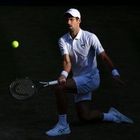 Novak Đoković u Wimbledonu 2019.