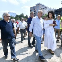 Milan Bandić u obilasku Plinarskog naselja