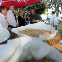 Predsjednica Kolinda Grabar-Kitarović u obilasku Osječke pivovare