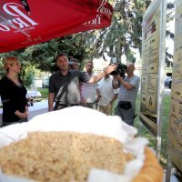 Predsjednica Kolinda Grabar-Kitarović u obilasku Osječke pivovare