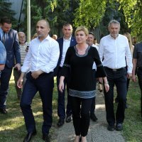 Predsjednica Kolinda Grabar-Kitarović u obilasku Osječke pivovare