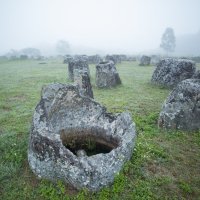 Ravnica kamenih posuda u Laosu