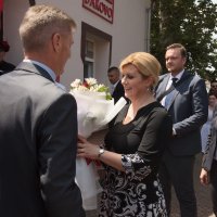 Predsjednica Republike Hrvatske Kolinda Grabar-Kitarović obišla Državnu ergelu Đakovo