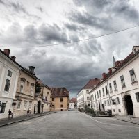 Olujni oblaci nad Zagrebom