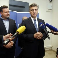 Andrej Plenković i Lovro Kuščević