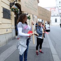 Prosvjedni skup protiv novog prijedloga GUP-a ispred skupštine Grada Zagreba