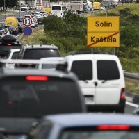 Prometna gužva u Kaštelima