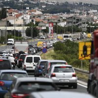 Prometna gužva u Kaštelima