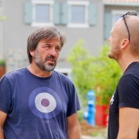 Leopold Botteri u razgovoru s Lukom Filipovićem