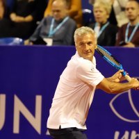 Umag, ekshibicijski meč: Goran Ivanišević - Goran Prpić