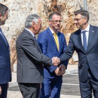 Premijer Plenković pustio u rad pročistač u Komolcu