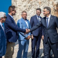 Premijer Plenković pustio u rad pročistač u Komolcu