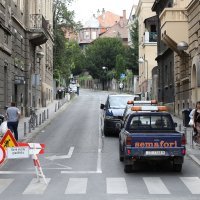 Zbog radova na uređenju kolnika Ulica Vladimira Nazora zatvorena za promet