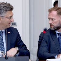 Andrej Plenković i Mario Banožić