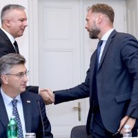 Andrej Plenković i Mario Banožić