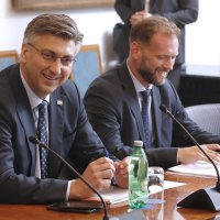 Andrej Plenković i Mario Banožić