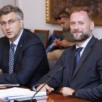 Andrej Plenković i Mario Banožić