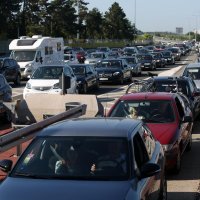 Velike gužve na naplatnim kućicama Lučko u oba smjera