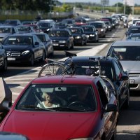 Velike gužve na naplatnim kućicama Lučko u oba smjera