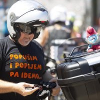 Motociklisti prosvjeduju protiv naplate mostarine na Krčkom mostu