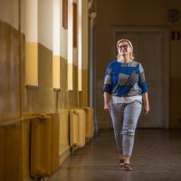 Jane Sclaunich, ravnateljica Prve riječke hrvatske gimnazije